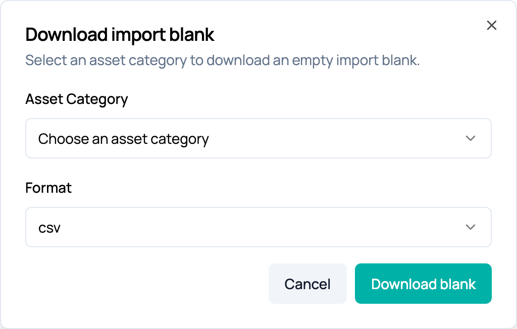 Assets - Bulk Data