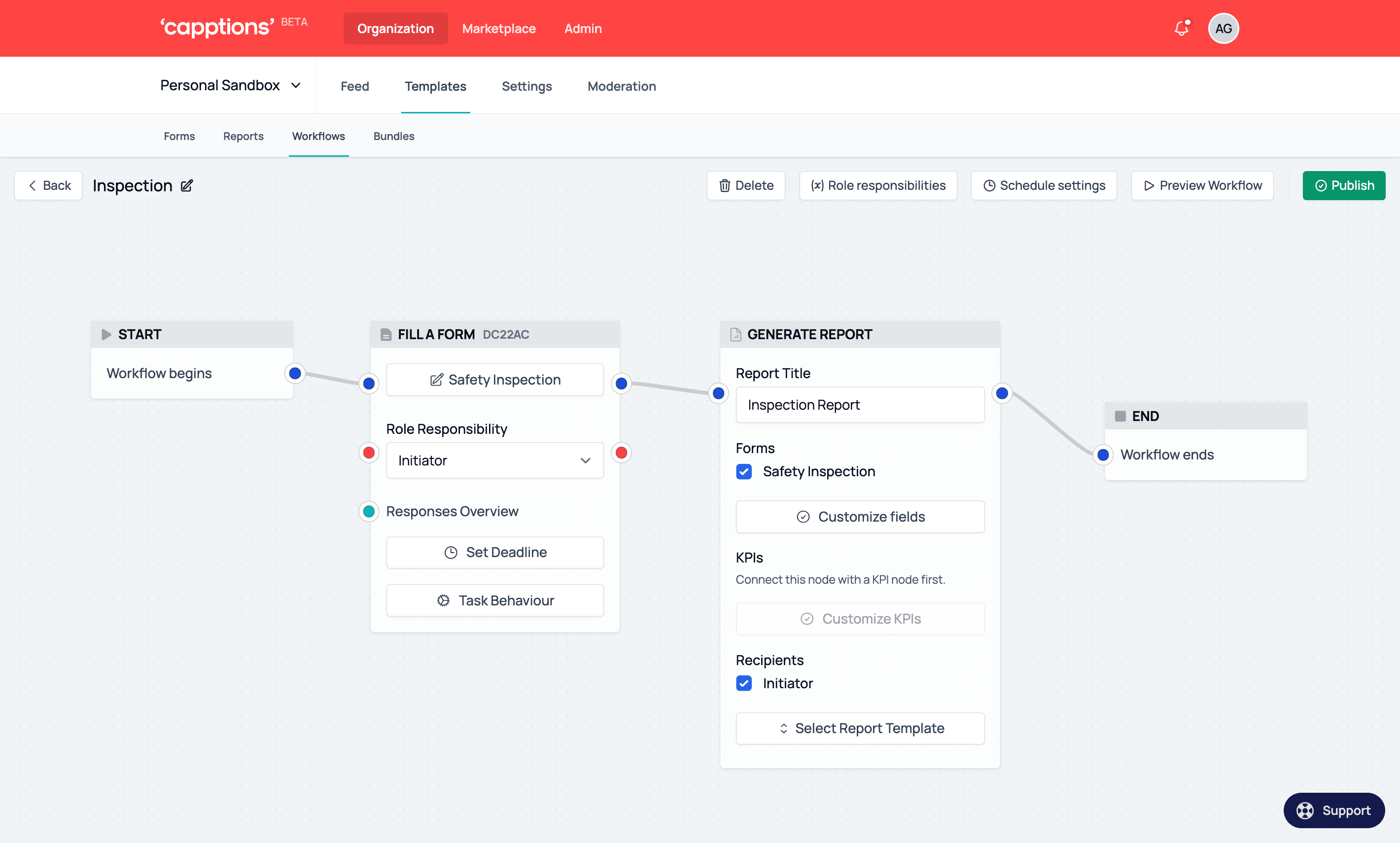 Capptions Direct Workflows